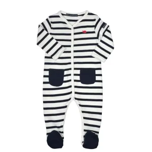 Babygro marinière avec pieds