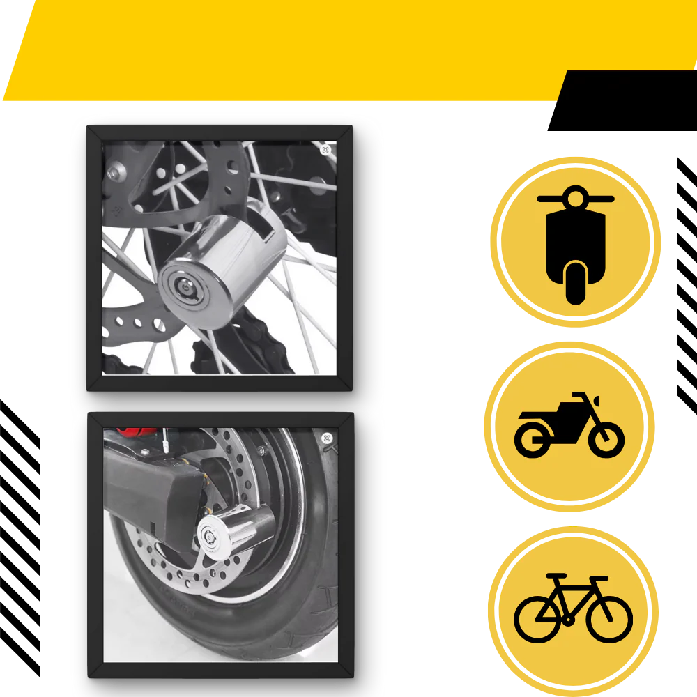 Antivol bloque disque en aluminium pour vélo – Image 7