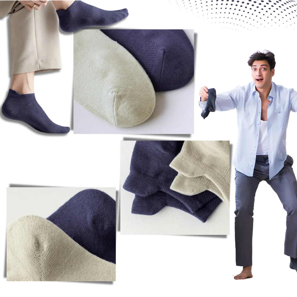 Soquettes respirantes à évacuation d'humidité pour homme – Image 8