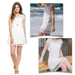 Robe chic en dentelle boho