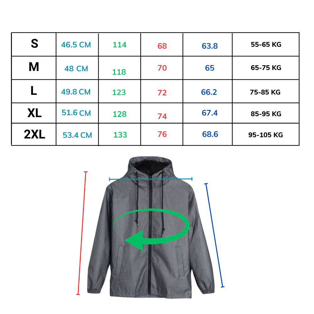 Veste coupe-vent à capuche effet iridescent – Image 9