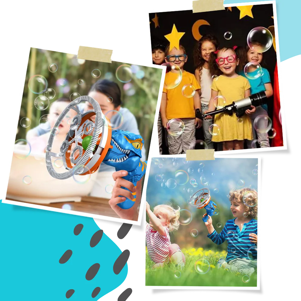 Machine à bulles colorées en forme de dinosaure – Image 5