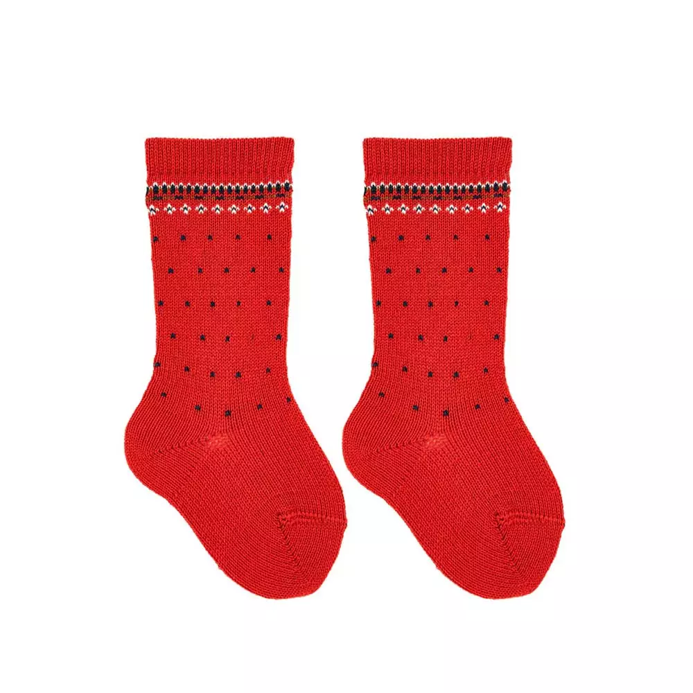 Chaussettes hautes en mélange laine merino – Image 4