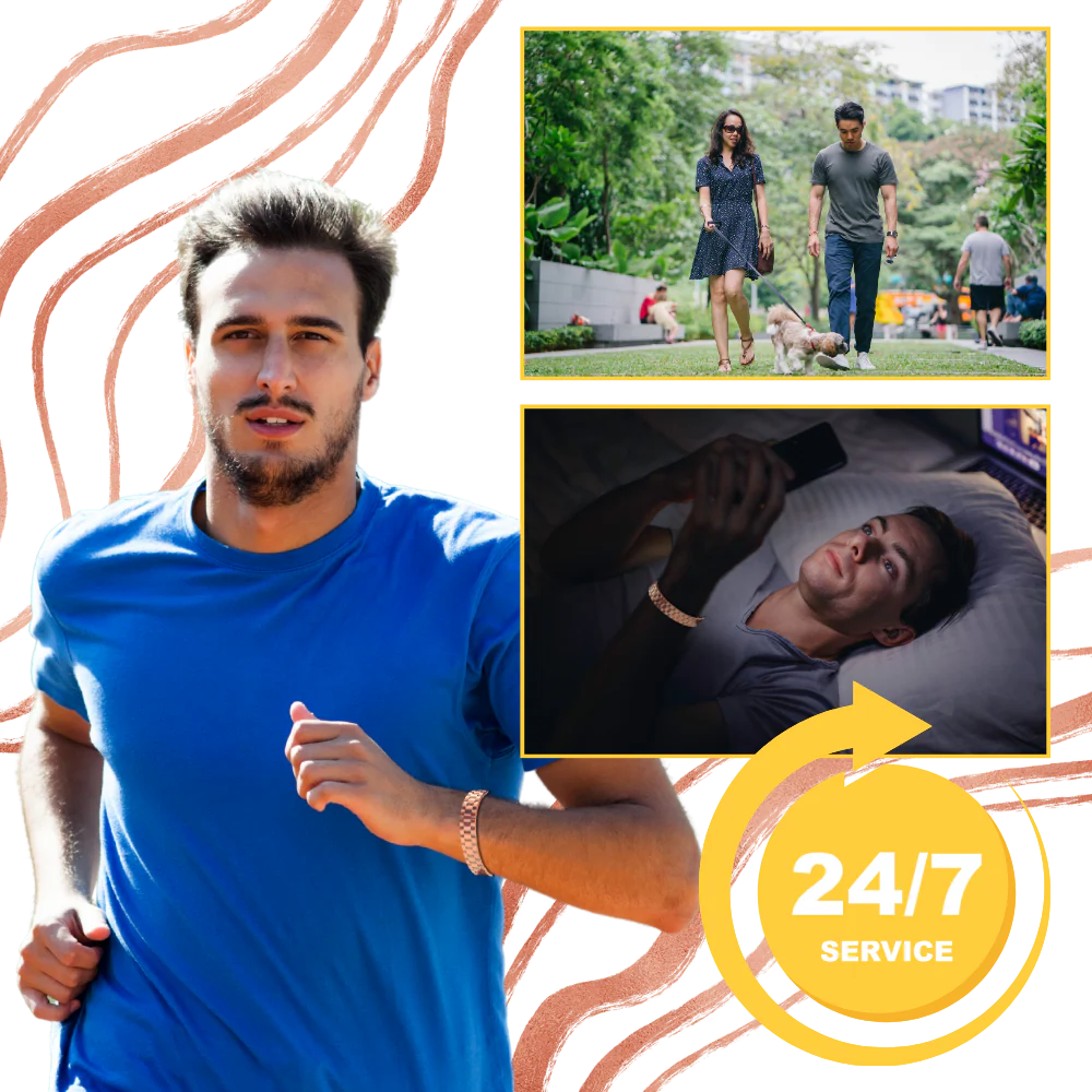 Bracelet de thérapie magnétique en cuivre – Image 8