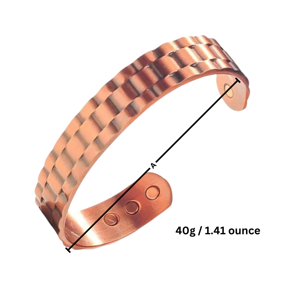 Bracelet de thérapie magnétique en cuivre – Image 9