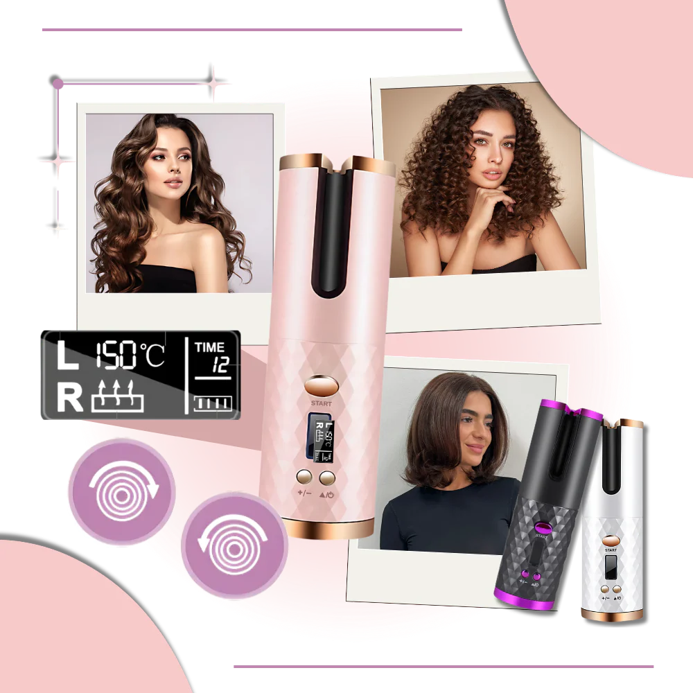 Fer à boucler ionique sans fil