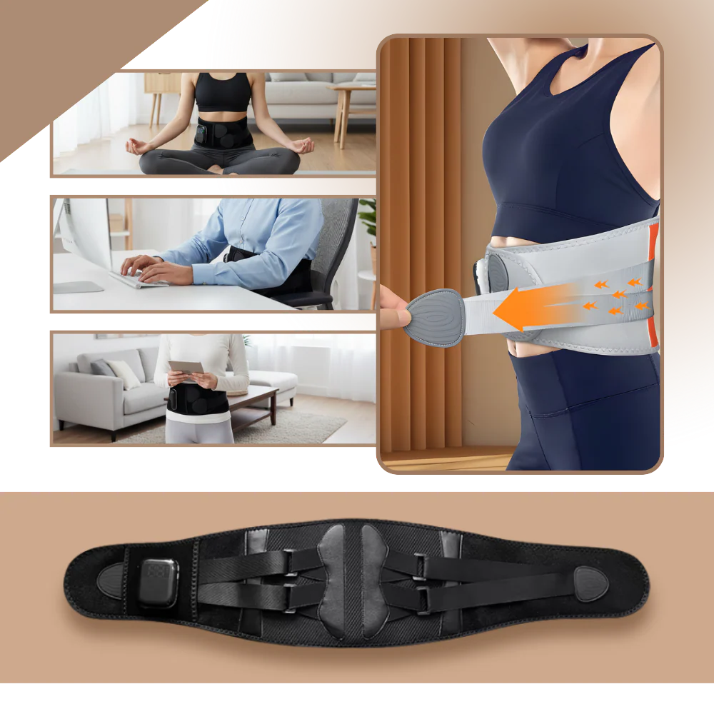 Ceinture massante et chauffante avec corset pour sciatique – Image 6