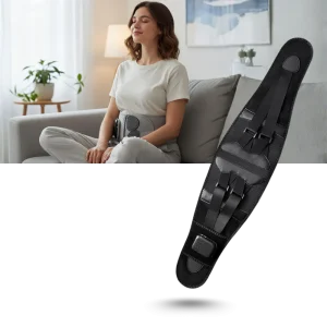 Ceinture massante et chauffante avec corset pour sciatique