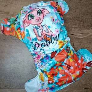 Couche lavable TE1 à poche DOBBY HARRY POTTER – SAPHARIE