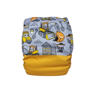 Couche lavable TE1 à poche TRACTEUR évolutive – TERRE À TERRE