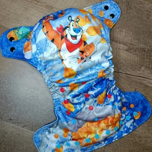 Couche lavable TE1 à poche FROSTIES LE TIGRE – SAPHARIE