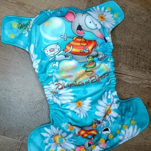 Couche lavable TE1 à poche TOUPIE ET BINOU – SAPHARIE