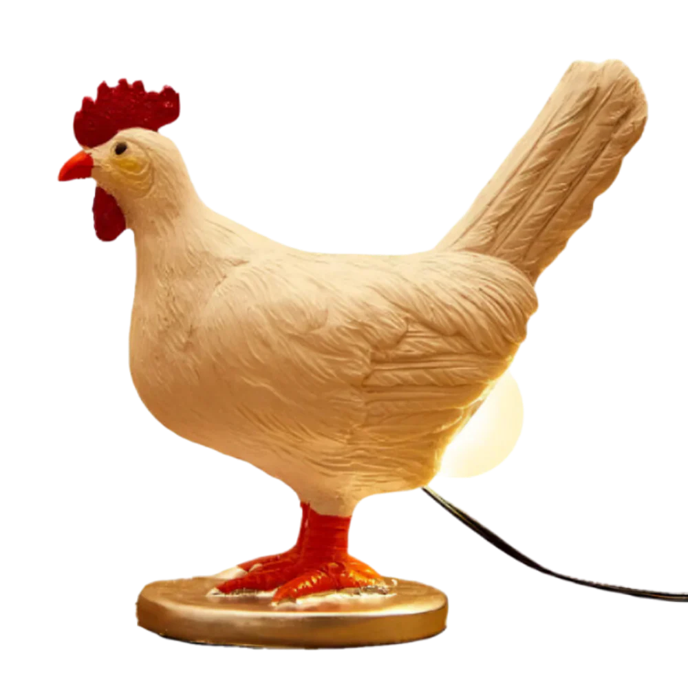 Lampe douce en forme de poule – Image 3