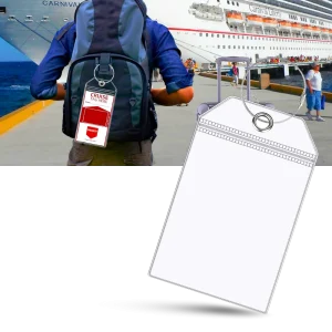 Porte-étiquettes à bagages imperméable et personnalisé