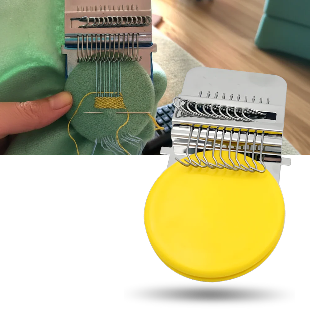 Mini métier à raccommoder tissu DIY