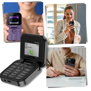 Téléphone portable pliable Dual Sim