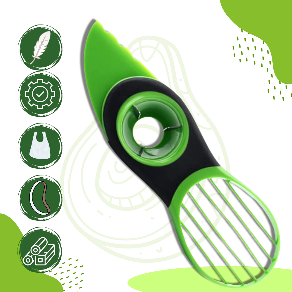 Outil ergonomique multifonctionnel pour couper les avocats – Image 5