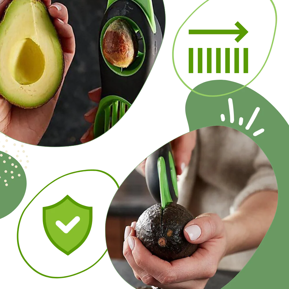 Outil ergonomique multifonctionnel pour couper les avocats – Image 8