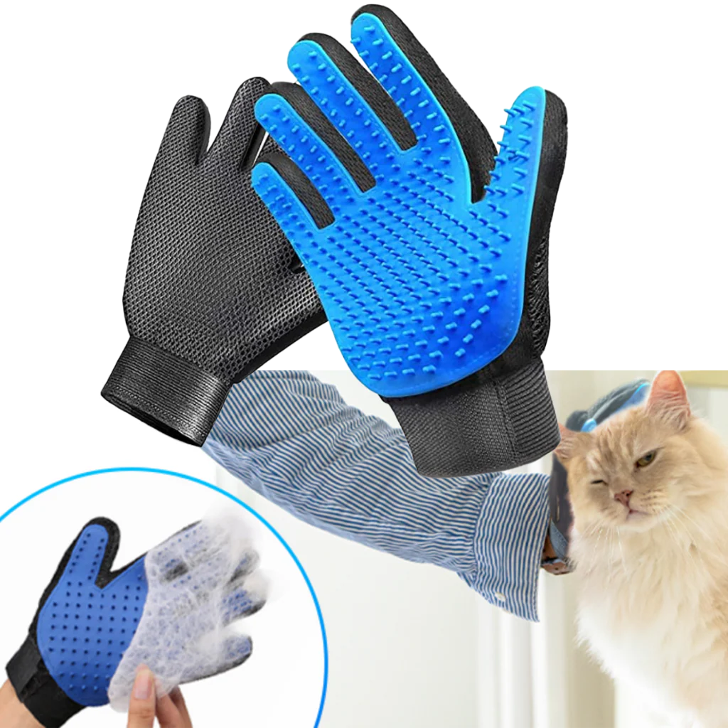 Gants de toilettage pour animaux (paire) – Image 2