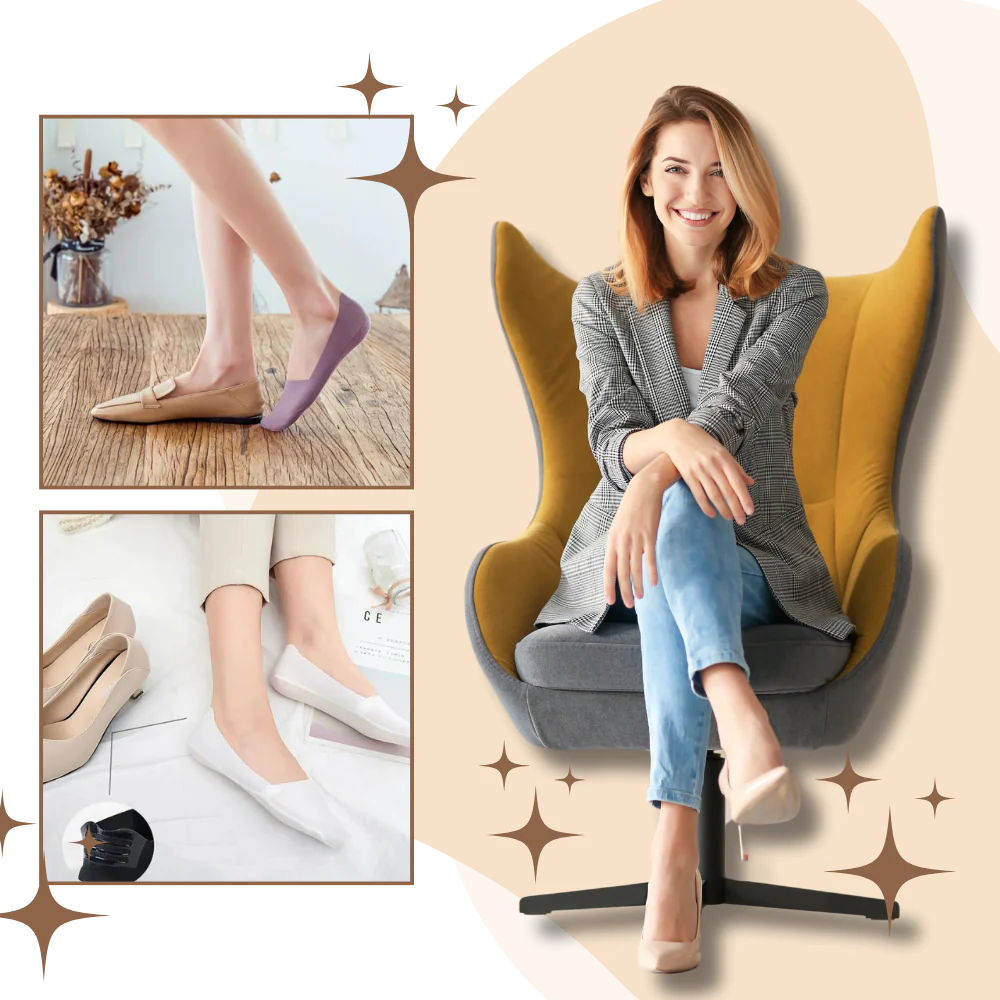 Chaussettes invisibles antidérapantes – Image 4