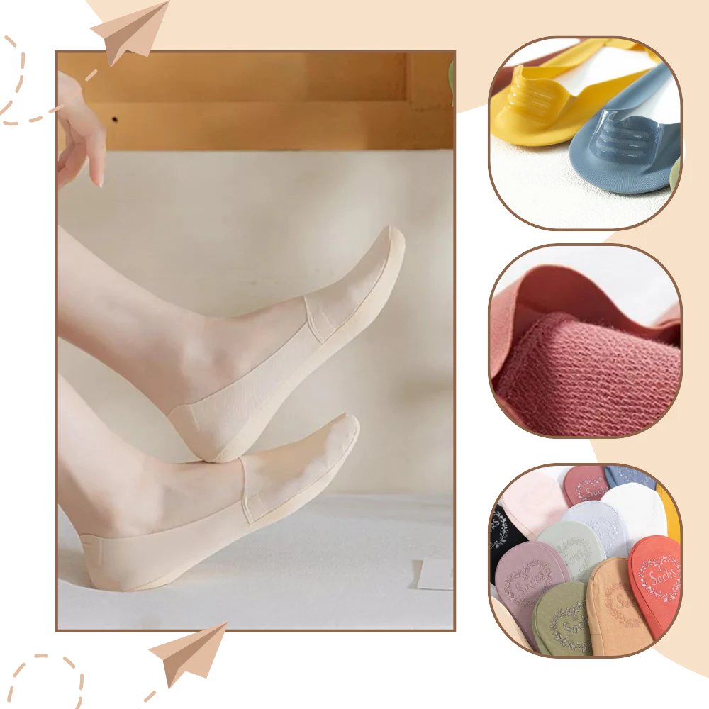Chaussettes invisibles antidérapantes – Image 5