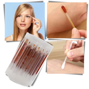 Cotons-tiges à l'iode et à l'alcool