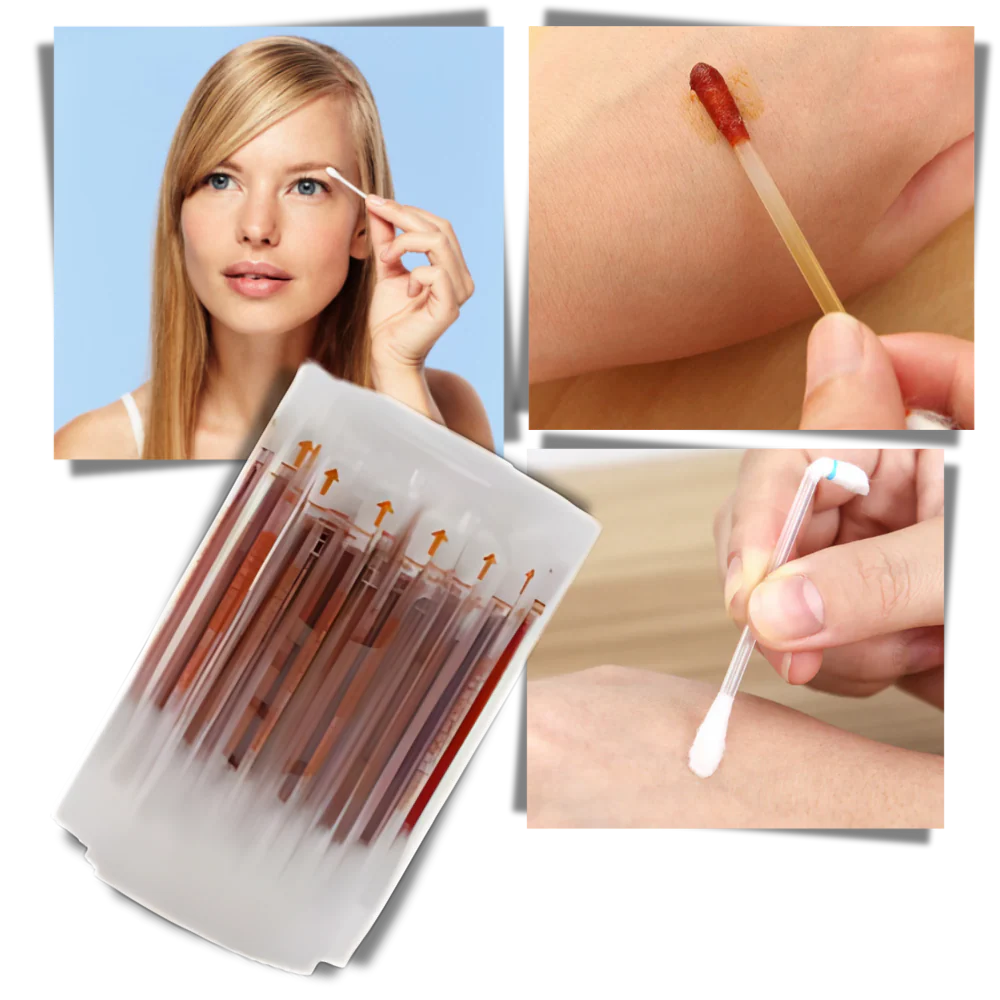 Cotons-tiges à l'iode et à l'alcool