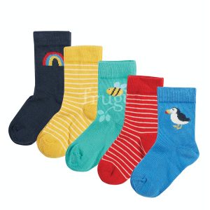 Chaussettes Finley (lot de 5) – Frugi