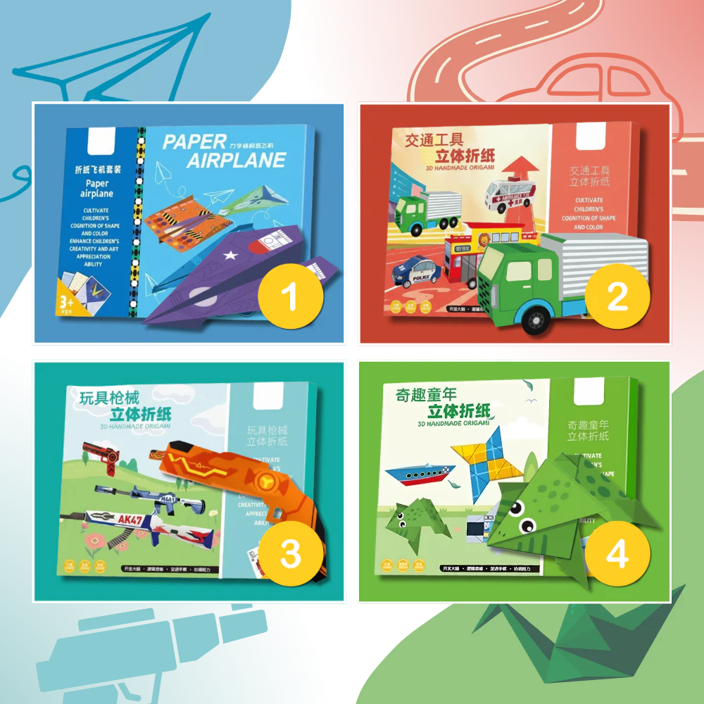 Livre DIY d'origami multithèmes – Image 4