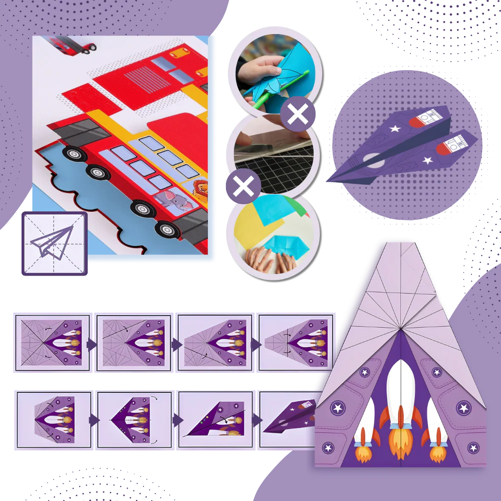 Livre DIY d'origami multithèmes – Image 7