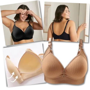 Soutien-gorge push-up sans fil grande taille