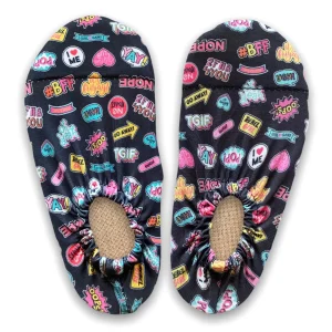 Chaussons antidérapants et étanches POP-ART – Kifi Kids