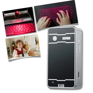 Clavier virtuel laser portable