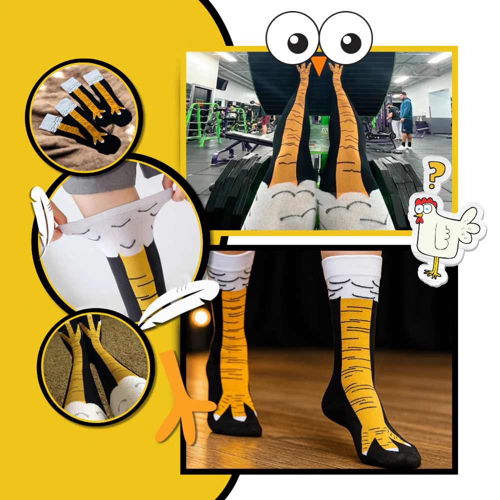 Chaussettes Motif Pattes de Poulet – Image 5