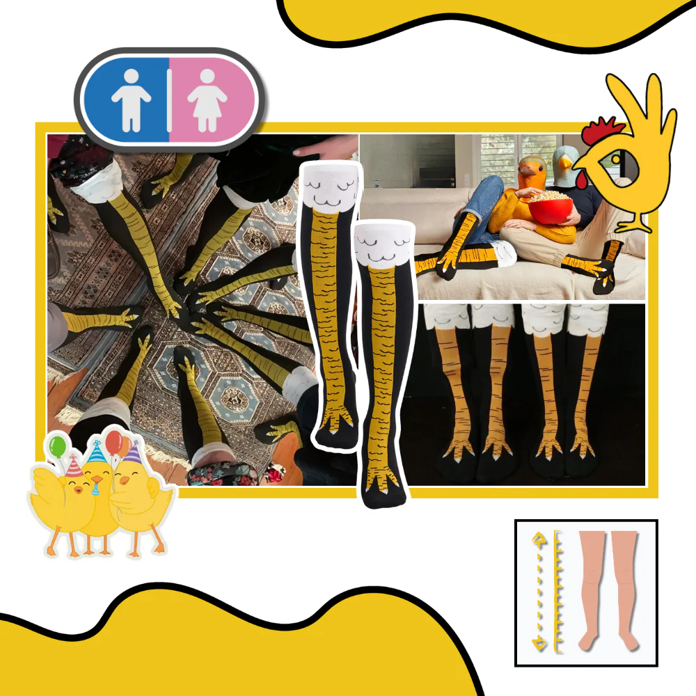 Chaussettes Motif Pattes de Poulet – Image 7