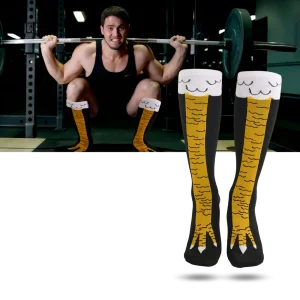 Chaussettes Motif Pattes de Poulet