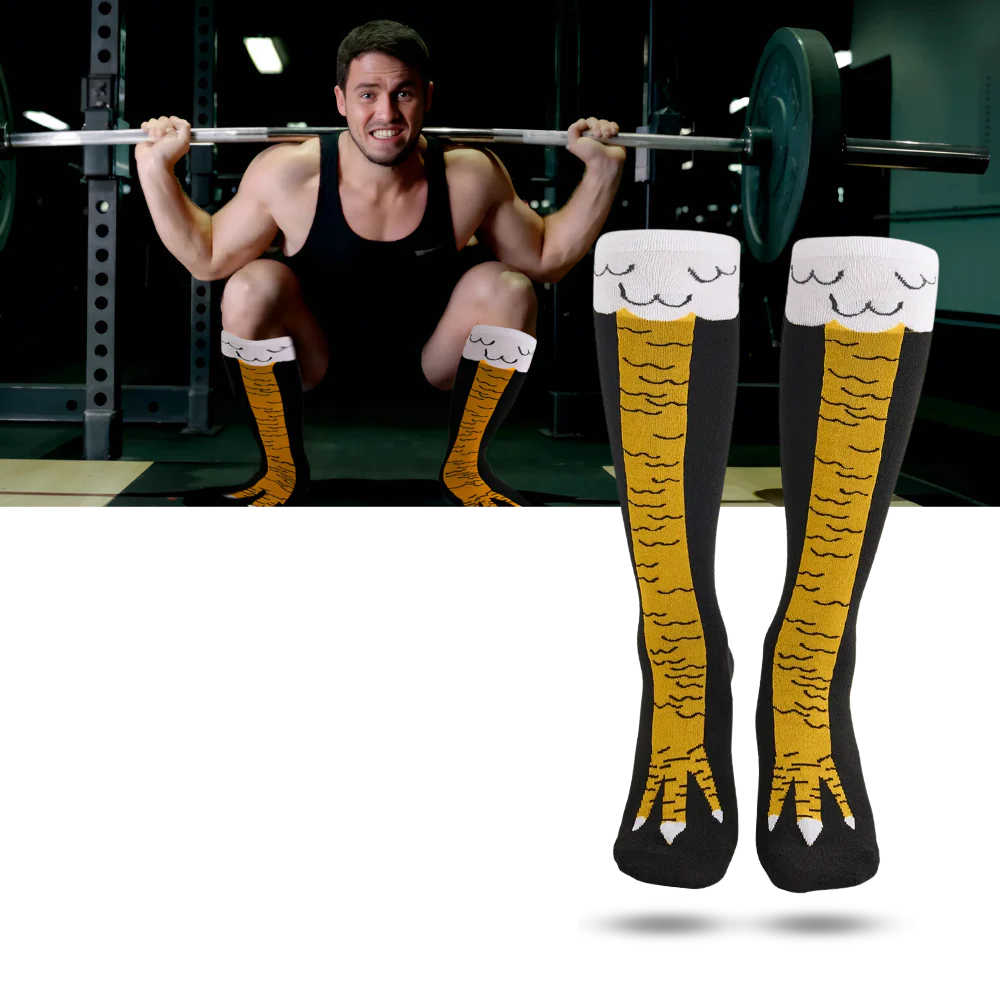Chaussettes Motif Pattes de Poulet – Image 2
