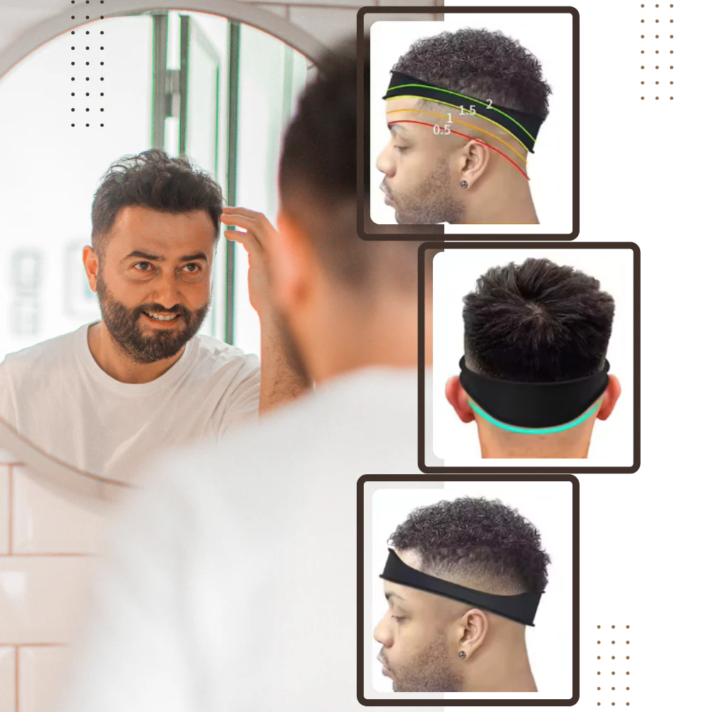 1x Bande Élastique Incurvée Coupe Cheveux Dégradé – Image 6