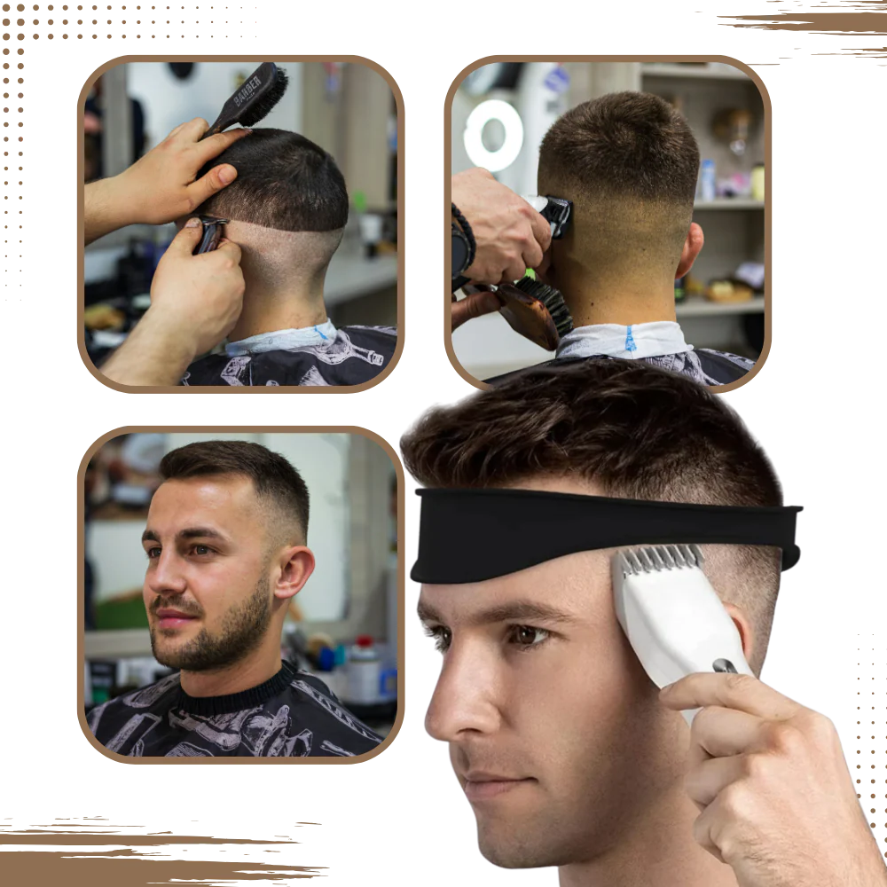 1x Bande Élastique Incurvée Coupe Cheveux Dégradé – Image 5