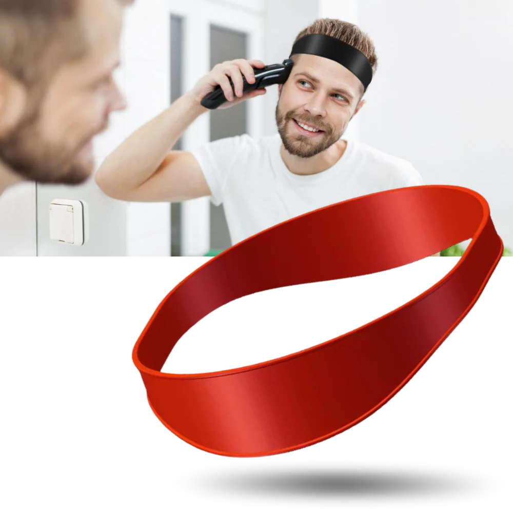 1x Bande Élastique Incurvée Coupe Cheveux Dégradé – Image 2