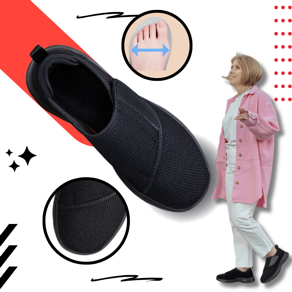 Chaussures pour pieds diabétiques à soulagement rapide du talon – Image 5