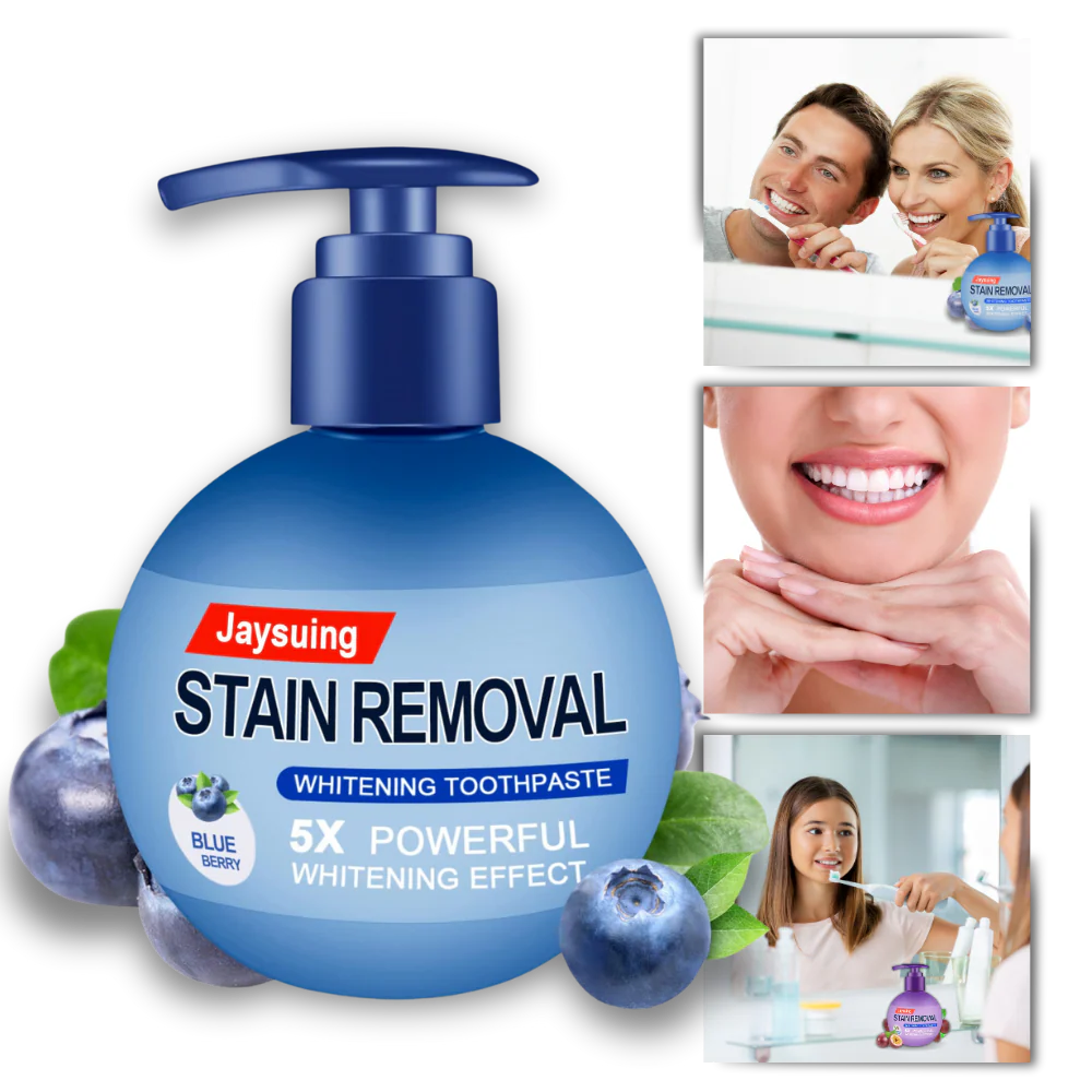 Dentifrice blanchisseur de dents et élimination rapide des taches