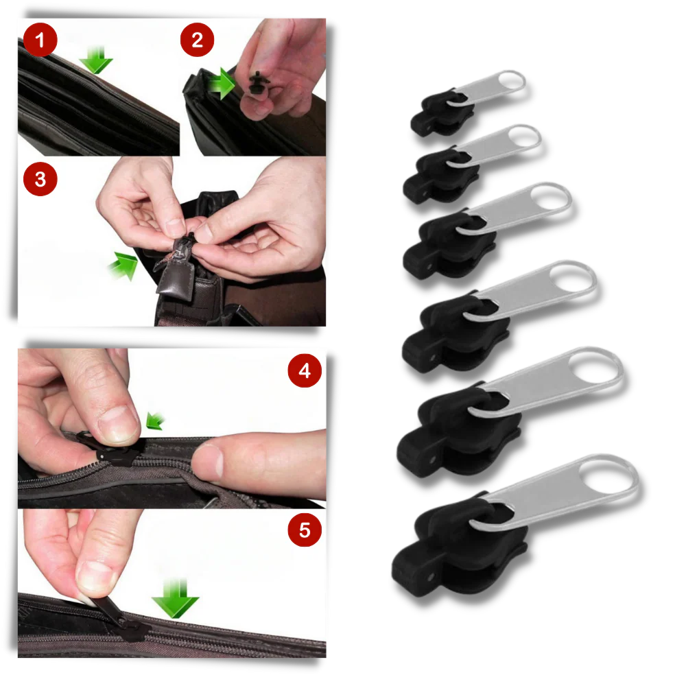 Curseur clipsable pour remplacer les fermetures éclair – Image 7