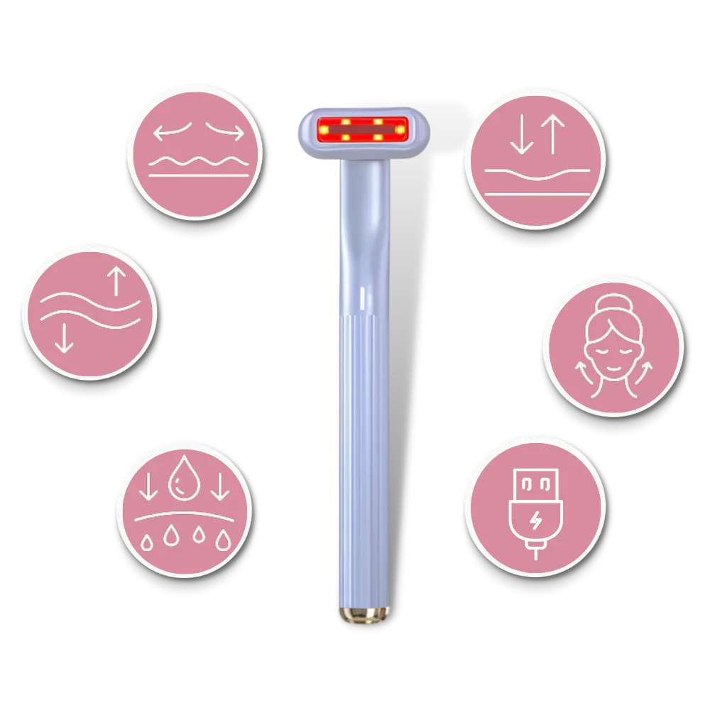 Bâton de soin du visage par lumière rouge – Image 9