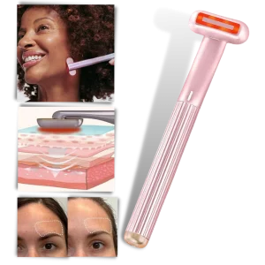 Bâton de soin du visage par lumière rouge