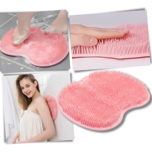 Brosse de douche relaxante pour le dos et les pieds