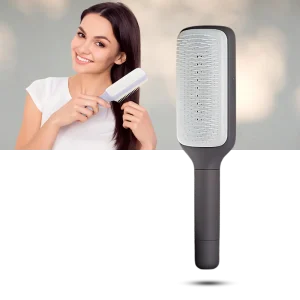 Brosse à cheveux autonettoyante pour le massage du cuir chevelu