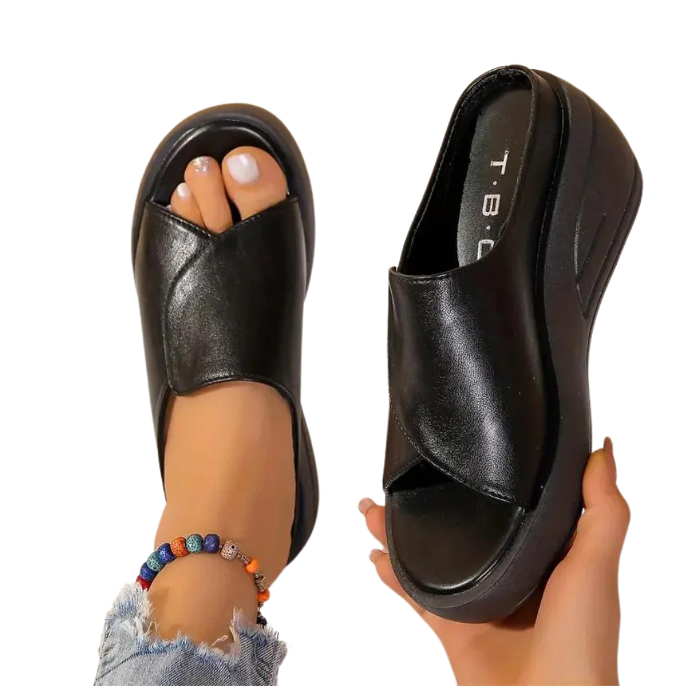 Sandales à talons orthopédiques avec absorption des chocs – Image 3