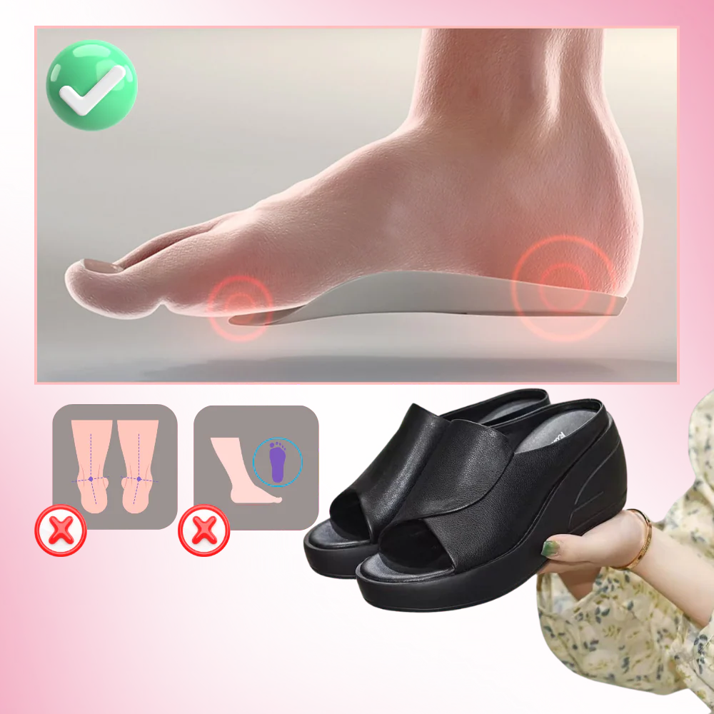 Sandales à talons orthopédiques avec absorption des chocs – Image 5