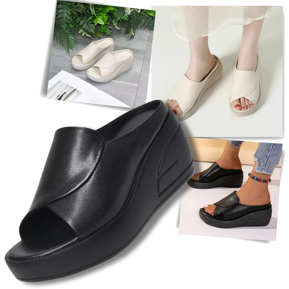 Sandales à talons orthopédiques avec absorption des chocs – Image 2